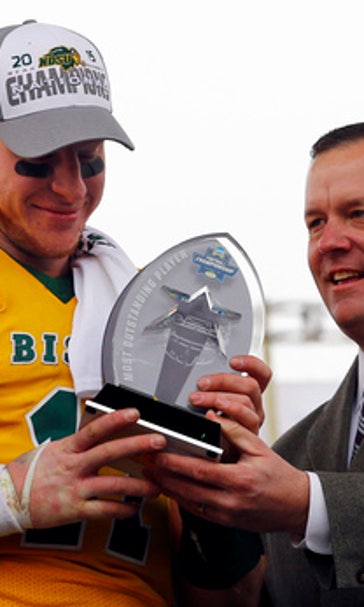 Turned closer, Wentz 'MOP's up another NDSU title